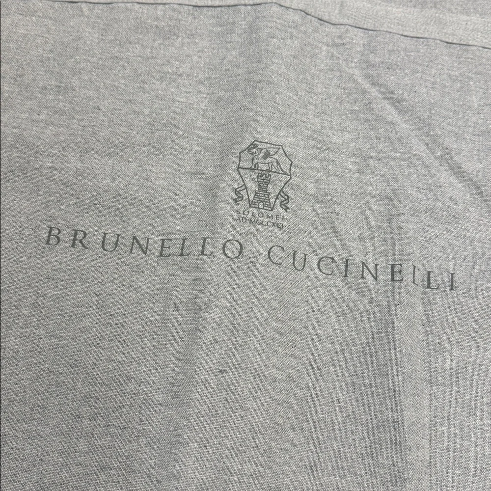 Brunello Cucinelli Linen Garment Bag Blazer Travel Bag Sleeper Bag 24